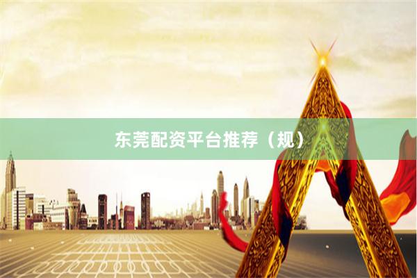 东莞配资平台推荐（规）